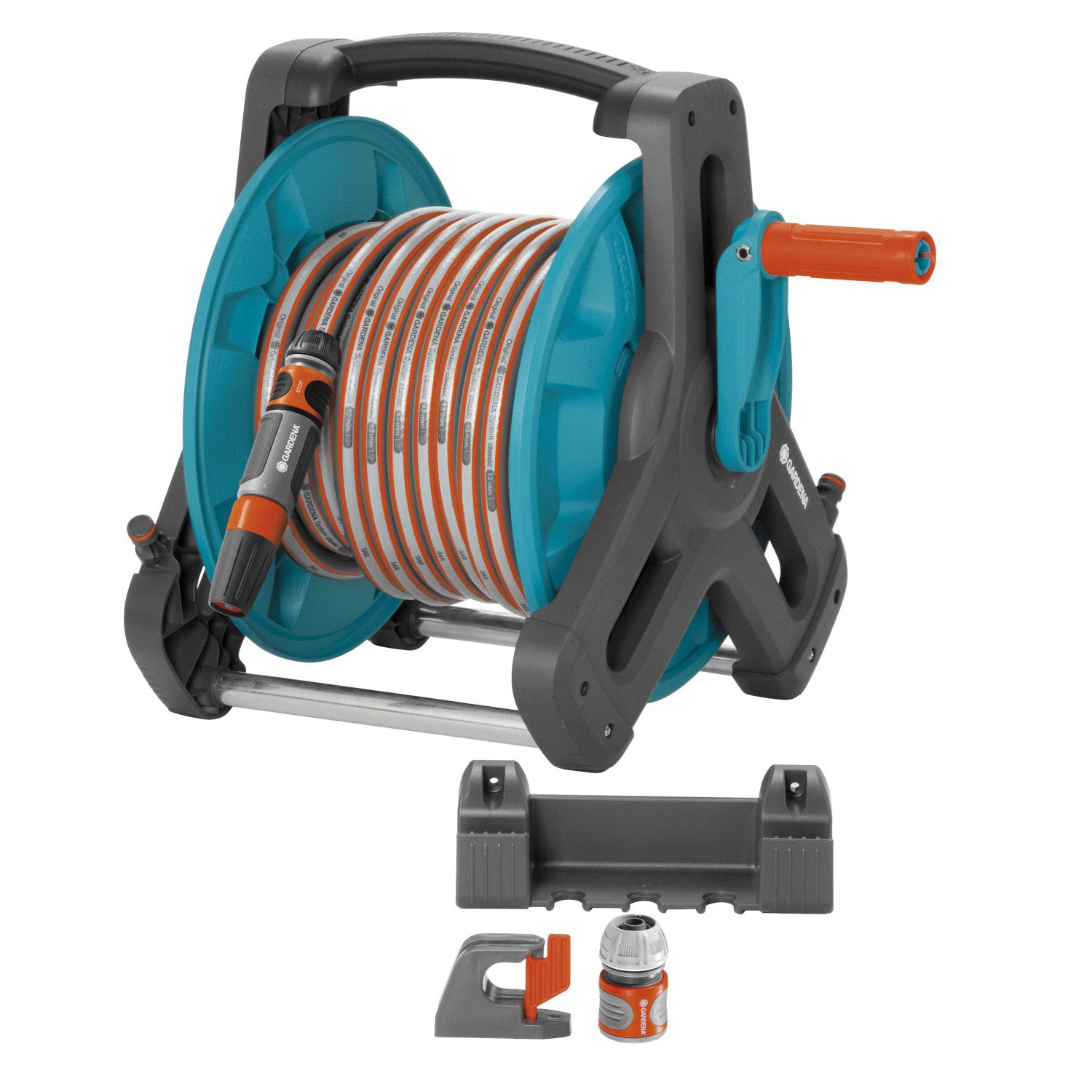 Portamanguera Con Set De Riego Gardena