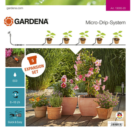 Extensión set riego Macetas Gardena