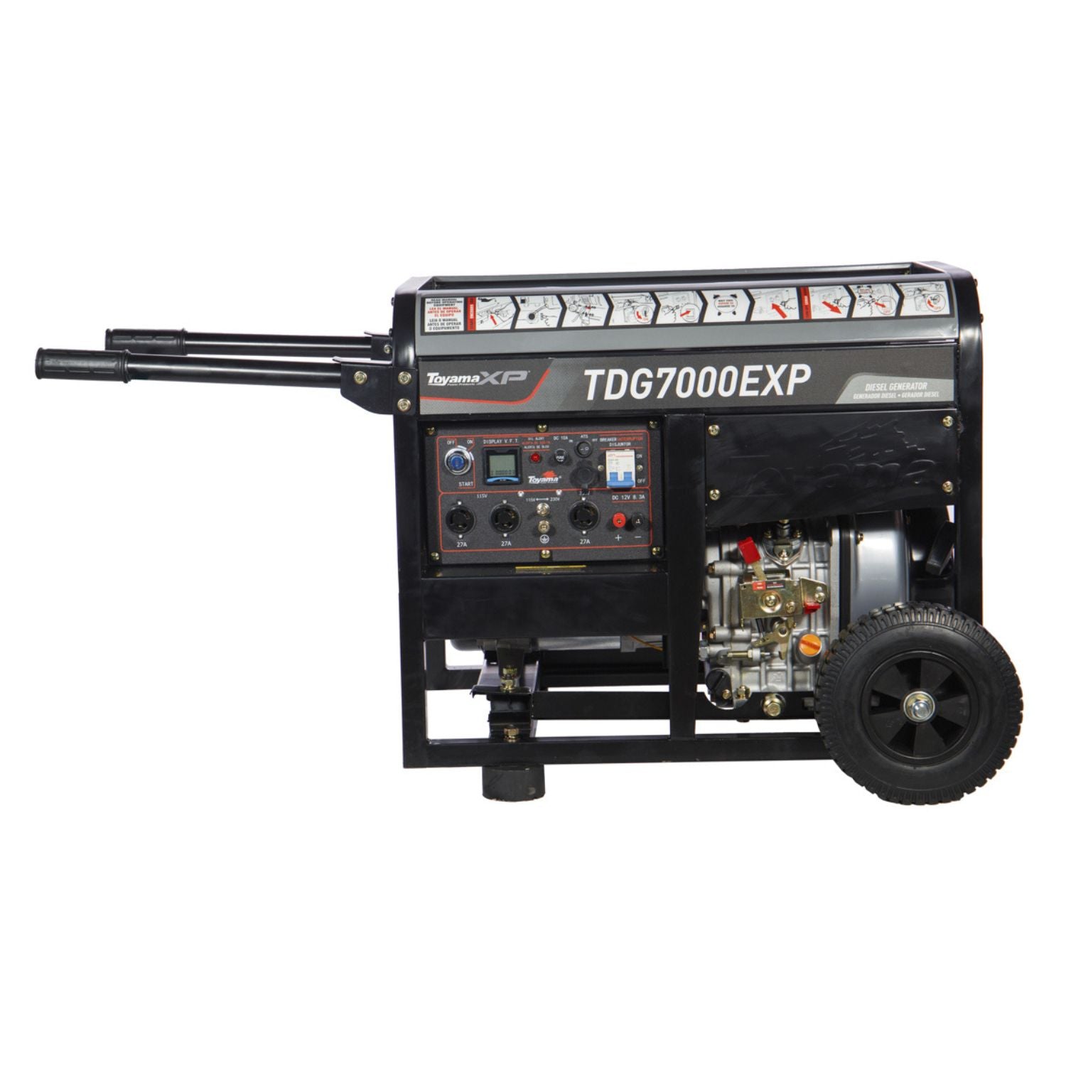 Generador Diesel (XP) TDG7000EXP 5,5Kw Partida Electrica