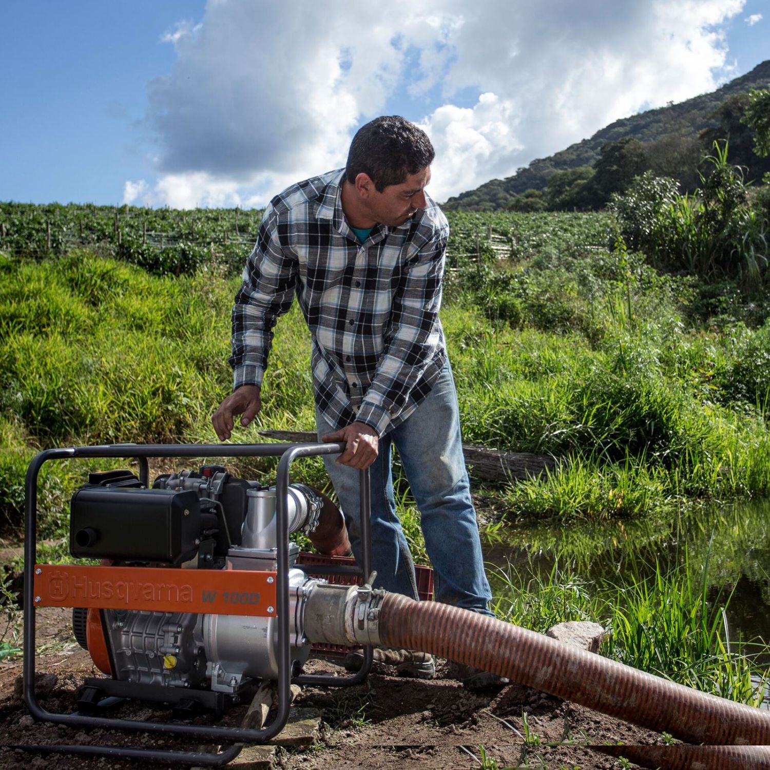 Motobomba Diesel  W100d 43"