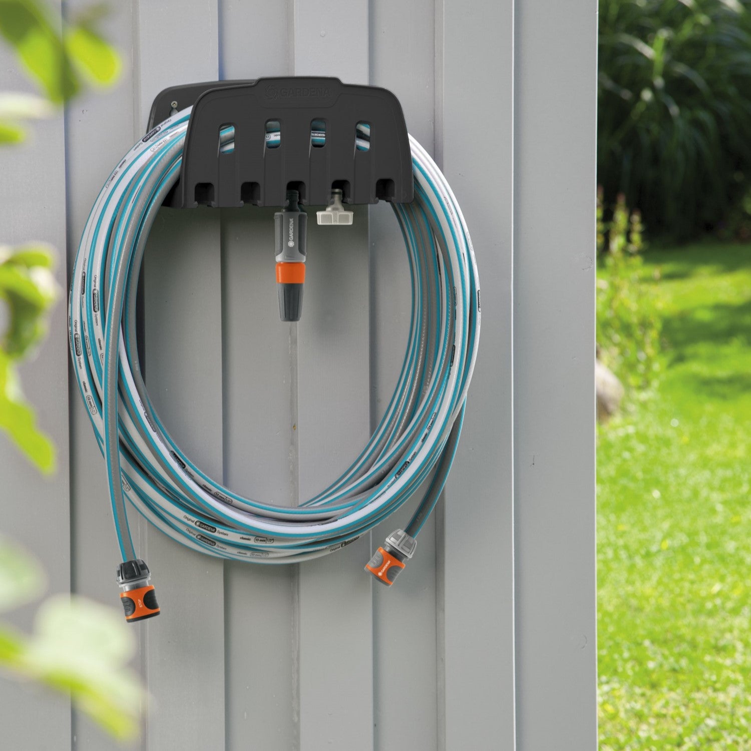 Soporte de Plástico para Manguera Gardena