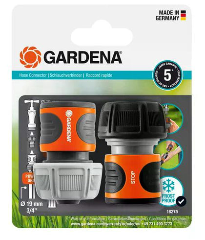 Set de conectores de manguera de 19 mm (3/4