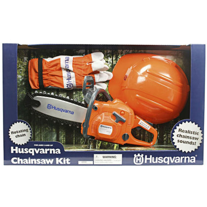 Kit motosierra de juguete para niños Husqvarna